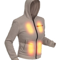 Veste Chauffante Femmes - Dual-Heating | USB - Beige