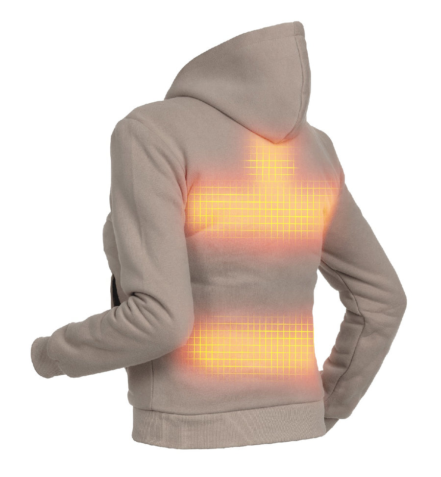 Veste Chauffante Femmes - Dual-Heating | USB - Beige