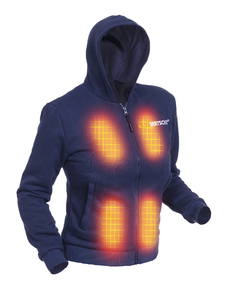 Veste Chauffante Femmes - Dual-Heating | USB - Bleu Marine