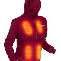 Veste Chauffante Femmes - Dual-Heating | USB - Bordeaux