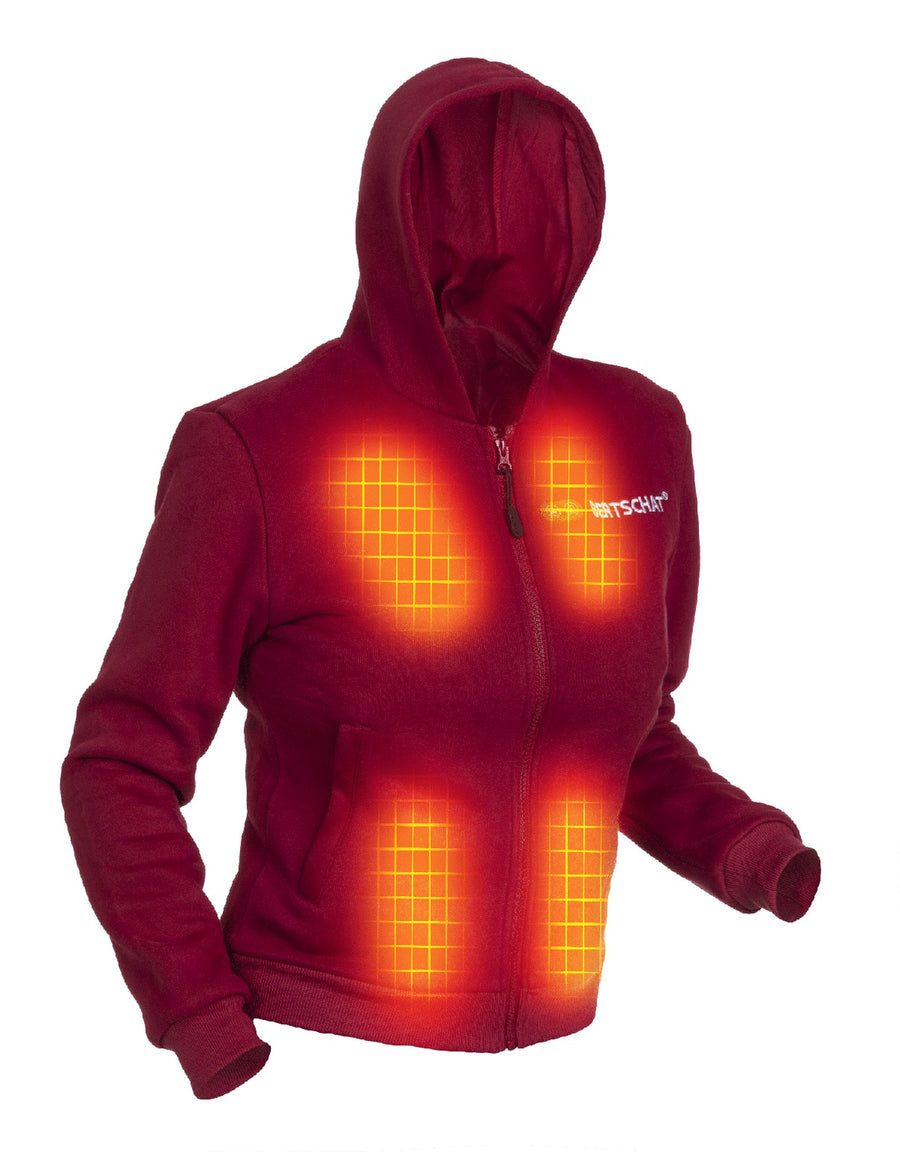 Veste Chauffante Femmes - Dual-Heating | USB - Bordeaux