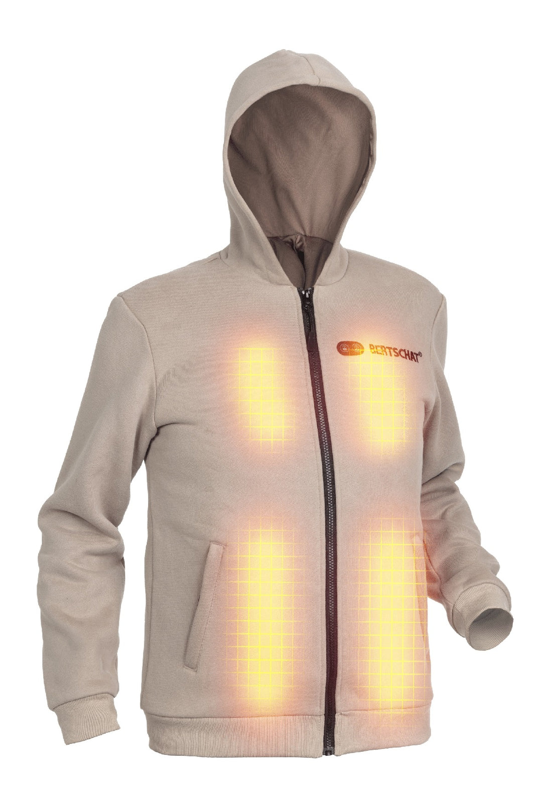 Veste Chauffante Hommes - Dual-Heating | USB - Beige