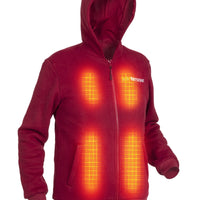 Veste Chauffante Hommes - Dual-Heating | USB - Bordeaux