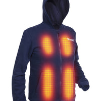 Veste Chauffante Hommes - Dual-Heating | USB - Bleu Marine