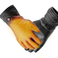 Beheizte Lederhandschuhe – Single Heating