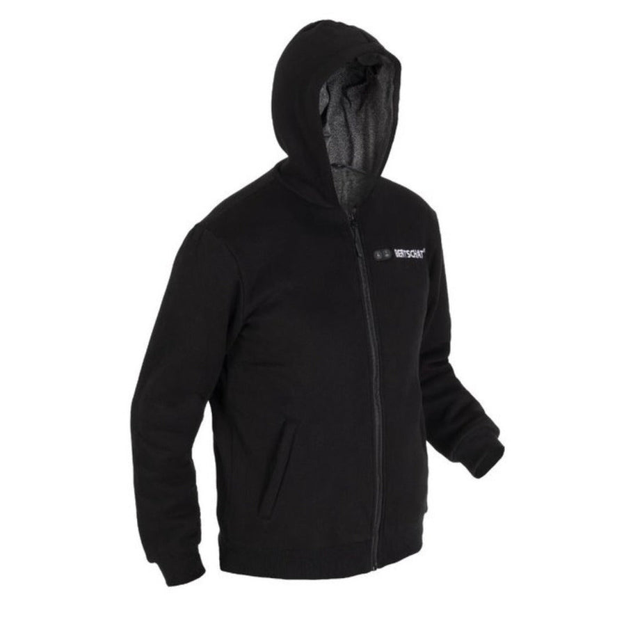 Beheizter Hoodie - Herren | Dual Heating - Schwarz