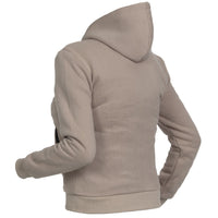 Beheizter Hoodie - Damen | Dual Heating - Beige