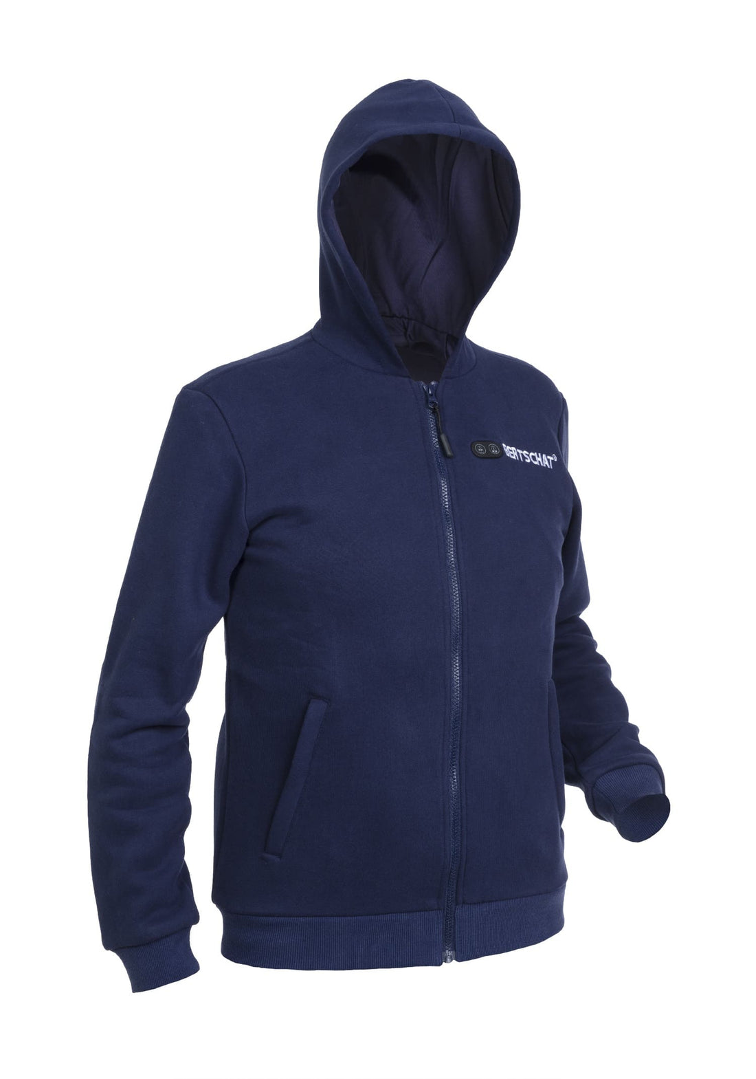 Veste Chauffante Hommes - Dual-Heating | USB - Bleu Marine