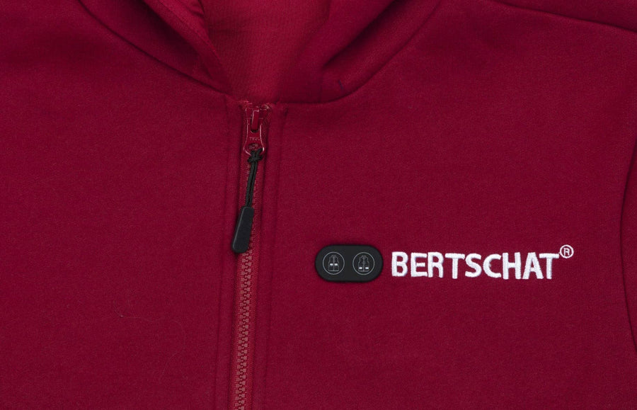 Beheizter Hoodie - Damen | Dual Heating - Burgund