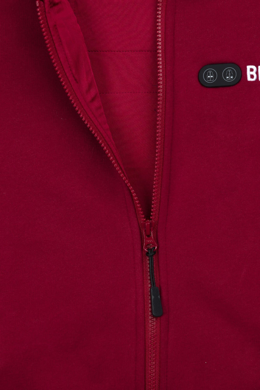 Beheizter Hoodie - Damen | Dual Heating - Burgund